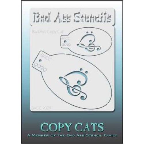 Bad Ass Copy Cat Stencil 9029